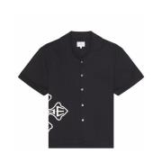 Cross Logo Snap Shirt