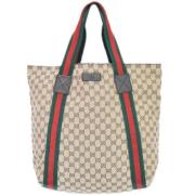 Pre-owned Canvas gucci-bags