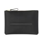 Lær Flat Håndtak Clutch Portfolio