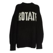 Sort Strikkgenser Sweater Aw24