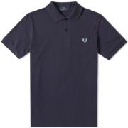 Original ensfarget polo navy ice