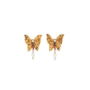 Pre-owned Yellow Gold earrings