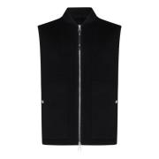 Svart Strikkevest Aw24