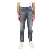 Brukte 5-lomme gulrot passform jeans