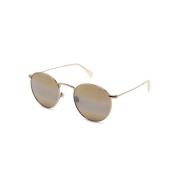 Pukaua H667-16A Shiny Light Gold W/Yellow Sunglasses