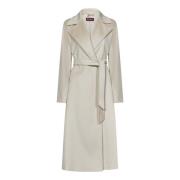 Beige Wrap Coat Aw24