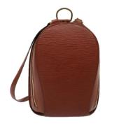 Pre-owned Leather backpacks