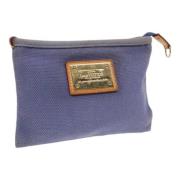 Pre-owned Canvas pouches