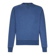 Blå Crewneck Sweater Aw24