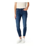 Slim Fit Mid Waist Jeans