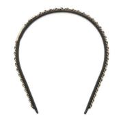 Pre-owned Leather hair-accessories