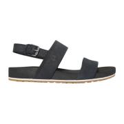 Svart Bølge Sandal