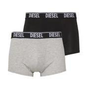 Herre Boxerbriefs Svart Bomull Pakke