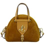 Pre-owned Suede handbags