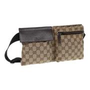 Pre-owned Canvas gucci-bags