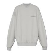 Sweatshirt med trykt logo