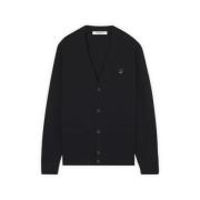 Svart Rev Cardigan Genser