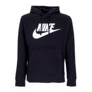 Club Hoodie Pullover Svart/Hvit