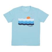 Disco Wave Sea Glass T-skjorte