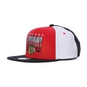 Chicago Blackhawks Snapback Lue Rød/Svart