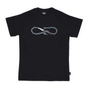 Svart Logo Chain Tee Kortermet