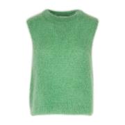 Mohair Gilet med Lurex Detaljer