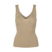 Glitterstrikket Party Singlet Topp