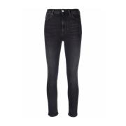 Svart Slim Fit Skinny Jeans