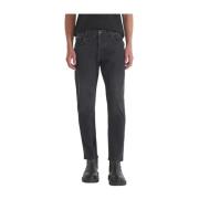 Slim Fit Svarte Jeans