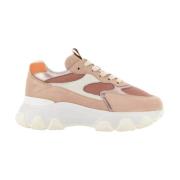 Rosa Skinn Sneakers Hyperactive