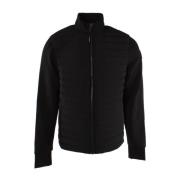 Svart Bomber Vest for Menn