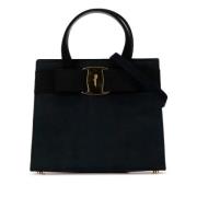 Pre-owned Suede handbags