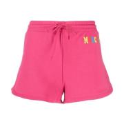 Casual Rosa Bomullsshorts