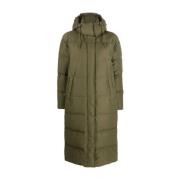 Grønn Puffer & Down Coat