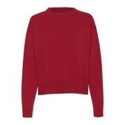 Rød Mariapw Pullover Genser 100% Ull