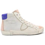 Vintage Paris High Top Sneakers