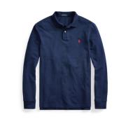 Tilpasset Slim Fit Mesh Polo Skjorte