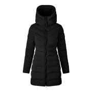 Lang Clair Coat med hette