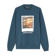 Marineblå Polaroid Crew Sweatshirt