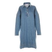 Popover Denim Dress