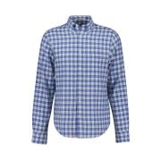 Flanell Rutete Skjorte med Regular Fit