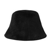 Teddy Bucket Hat i Jet Black