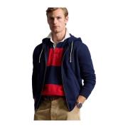 Blå Polo Ralph Lauren Long Sleeve Knit Hettegenser