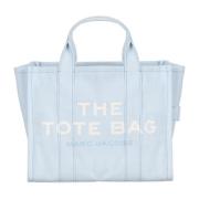 Jacquard Tote Bag med Logo Print