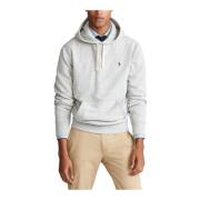 Grå Polo Ralph Lauren Long Sleeve Hoodie Hettegenser