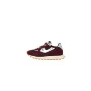 Mahogany Sneakers med skinndetaljer