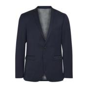 Marineblå Stretch Blazer