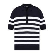 Polo med stripe mønster