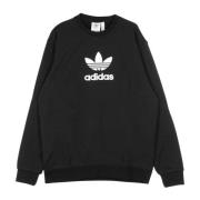 Premium Svart Lett Crewneck Sweatshirt