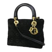 Pre-owned Suede handbags